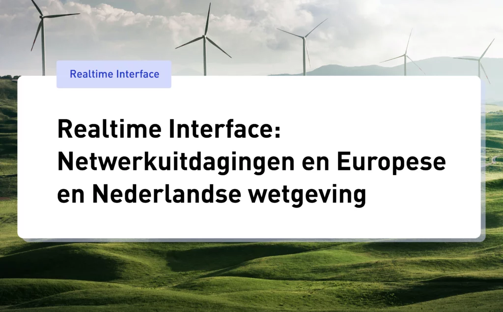 Thumbnail with title - Realtime Interface: Netwerkuitdagingen en Europese en Nederlandse wetgeving