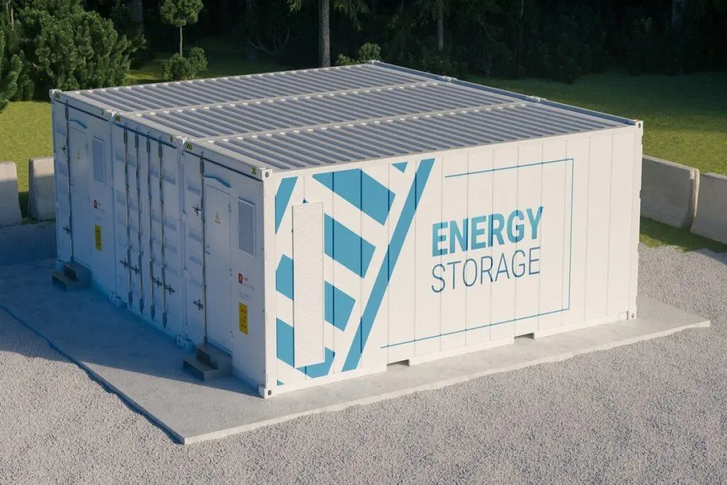 3D model of battery storage system (BESS)
