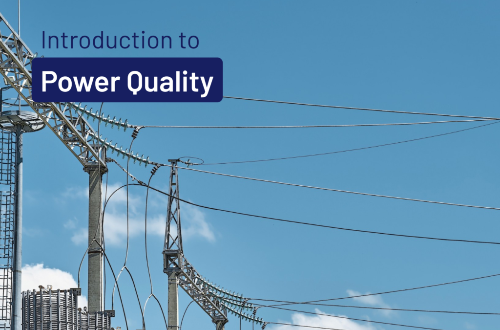 Thumbnail: Image of transformer with text "Introduction to Power Quality"