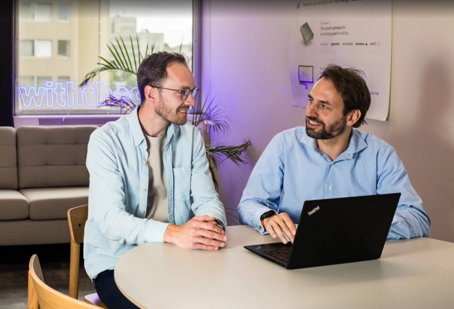 Thijs Reiling (Rabobank) and Pau Mignot (Withthegrid)