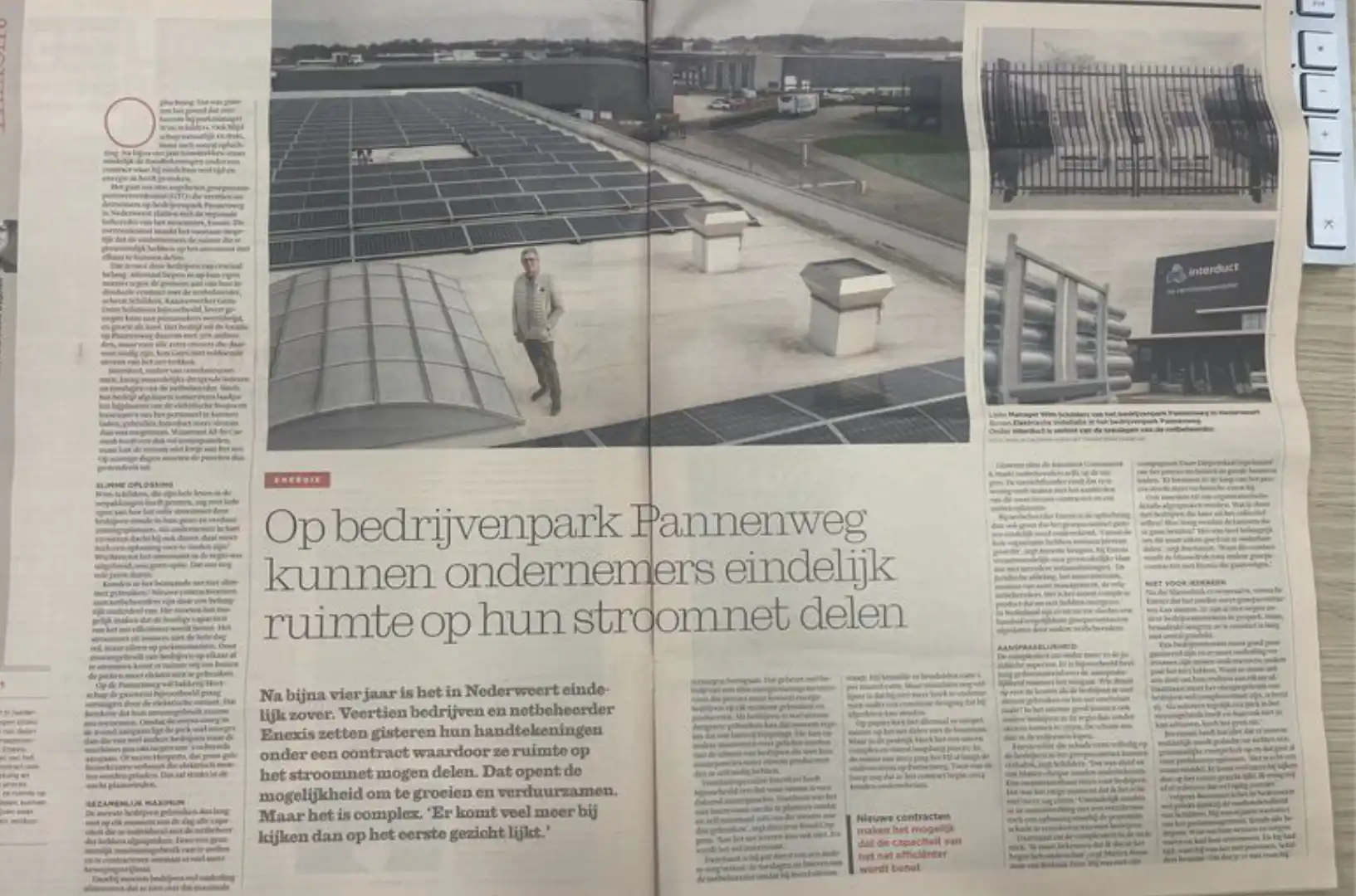 Thumbnail: Newspaper (FD) showing article about Pannenweg II